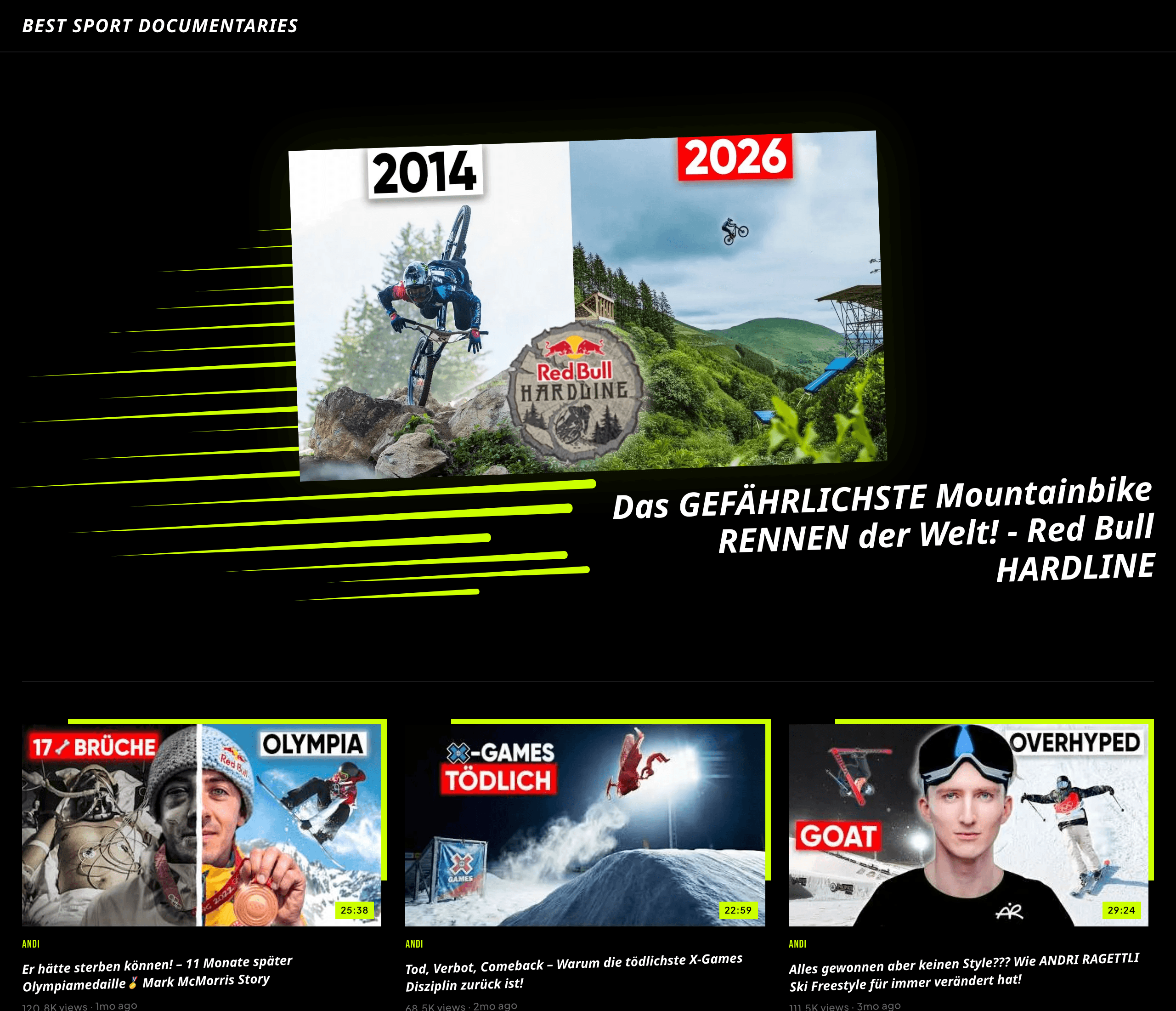 Extreme Sport theme preview